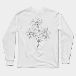 Three Daisys Long Sleeve T-Shirt